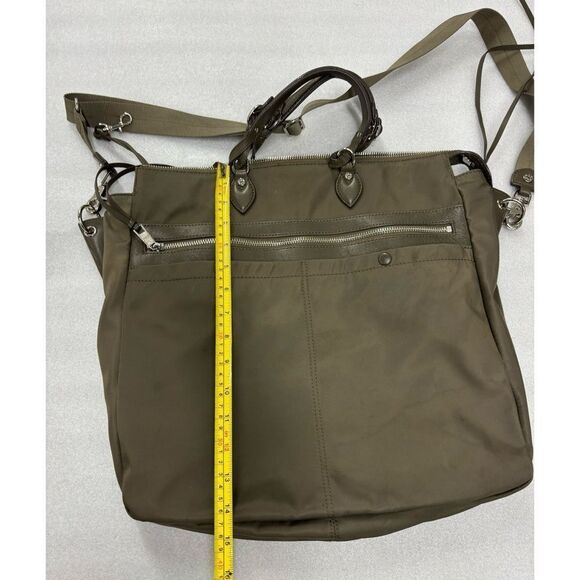 MZ Wallace Andie Bedford Crossbody Satchel Tote Bag in Sage - Picture 4 of 11